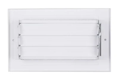 Verstellbare Lamellen, weiße Decken-/Seitenwand-Luftregister-Entlüftungsabdeckung, Diffusor aus gestanztem Stahl