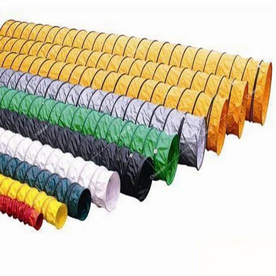 Luftkanallieferant PVC-Flexibler Kanal Aluminiumfolienkanalausrüstung
